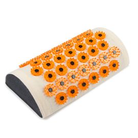 Тибетский аппликатор Валик для шеи (желтый)