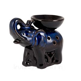 Керамическая аромалампа Слон (малый), цвет ассорти