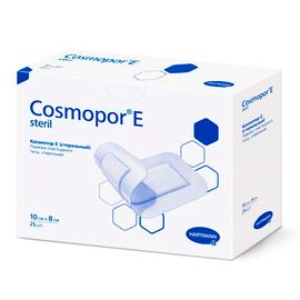 Самоклеящиеся послеоперационные повязки COSMOPOR E steril: 10 х 8 см