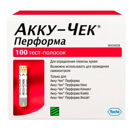 Тест-полоски Акку-Чек Перформа №100