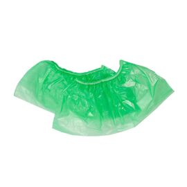 Бахилы одноразовые полиэтиленовые, зеленые