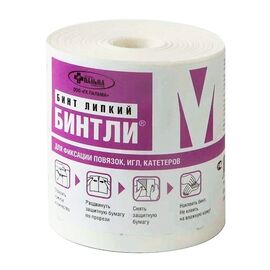 Липкий бинт Бинтли-М 10 см х 10 м, мягкий