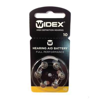 Батарейка WIDEX p10 (комплект 6 штук)