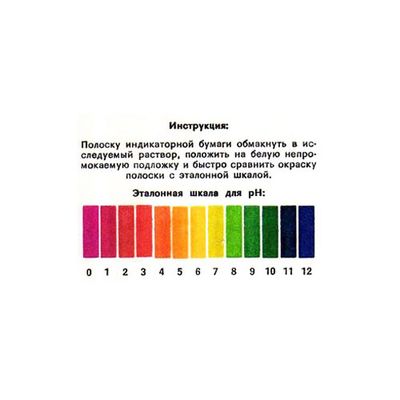 Полоски индикаторы рН (100шт.) Полоски индикаторы рН (100шт.)