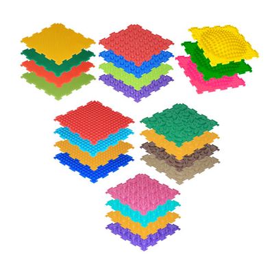 Массажные коврики ОРТО, набор-игра «Сундучок здоровья. Приключения на лесной полянке»