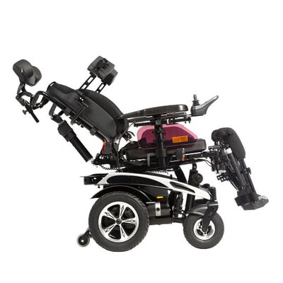 Инвалидная коляска с электроприводом Ortonica Pulse 390 вид сбоку