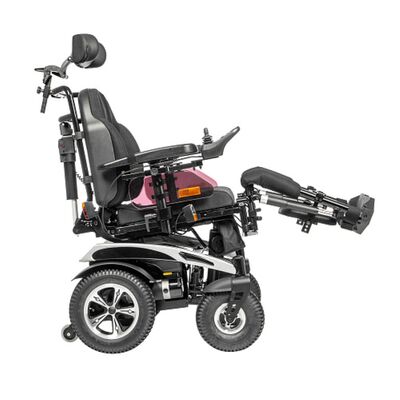 Инвалидная коляска с электроприводом Ortonica Pulse 390 вид сбоку