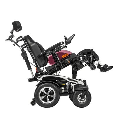 Инвалидная коляска с электроприводом Ortonica Pulse 380 вид сбоку