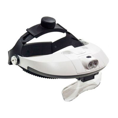 Лупа налобная Kromatech MG81001-H с подсветкой 1-6х