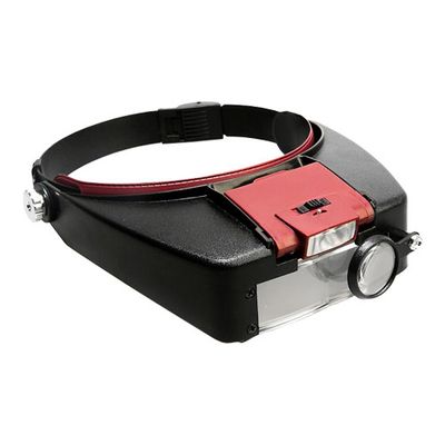 Лупа налобная Kromatech MG81007-A 1.5/3.0/8.5/10.0x с подсветкой (2 LED) арт. 23091b015