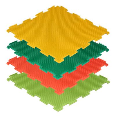 Ортопедический массажный   коврик ОРТО Трава мягкая (комплект из 8 модулей)