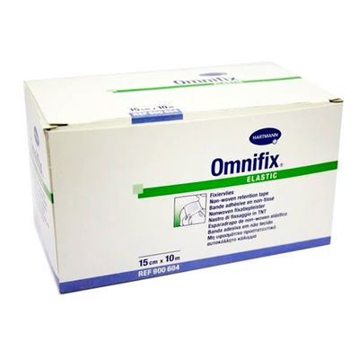 Пластырь Omnifix Elastic для фиксации повязок, белый, 15см х 10м, 9006041 Пластырь Omnifix Elastic для фиксации повязок, белый, 15см х 10м, 9006041
