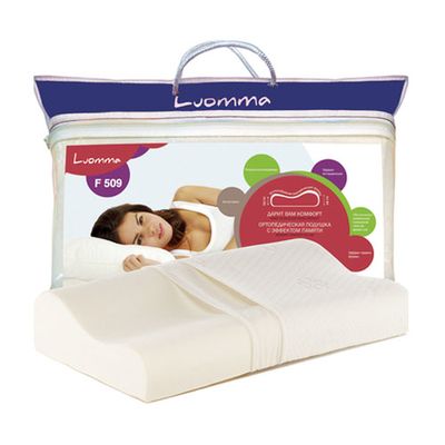 Ортопедическая подушка под голову с эффектом памяти Luomma LumF-509
