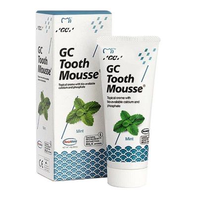Мятный мусс для реминерализации эмали GC Tooth Mousse