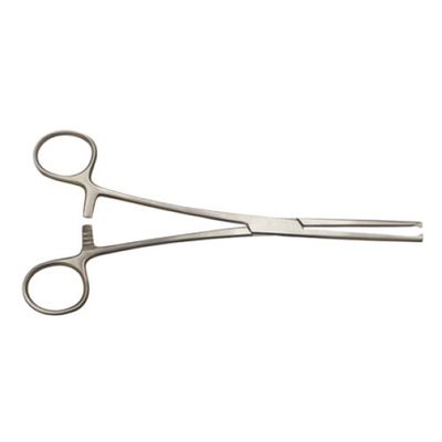 Зажим З-5 кровоостанавливающий 1х2 зубый зубчатый прямой,