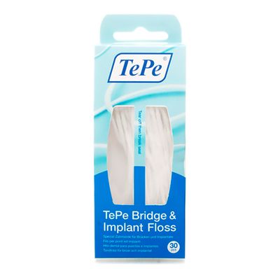 Зубная нить TePe Bridge & Implant Floss Зубная нить TePe Bridge & Implant Floss