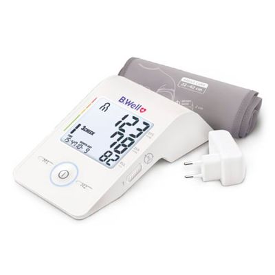 Тонометр автоматический с адаптером B.Well MED-55 (M-L) для измерения давления и пульса Тонометр автоматический с адаптером B.Well MED-55 (M-L) для измерения давления и пульса