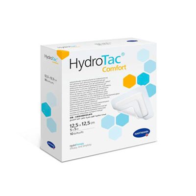 HydroTac Сomfort cамоклеящиеся губчатые повязки с гидрогелевым покрытием 12,5 х 12,5 см , 1 шт.