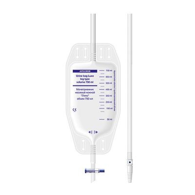 Мочеприемник носимый ножной «Люкс» 750 мл Apexmed