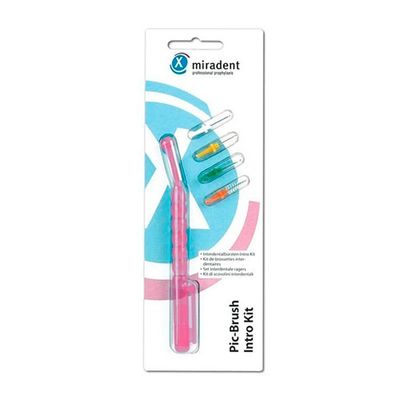Набор ершиков Miradent Pic-Brush Intro Kit розовый Набор ершиков Miradent Pic-Brush Intro Kit розовый