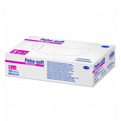 Перчатки Peha-soft Nitrile White медицинские диагностические
