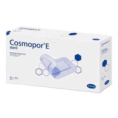 Самоклеящиеся послеоперационные повязки COSMOPOR E steril: 20 х 10 см