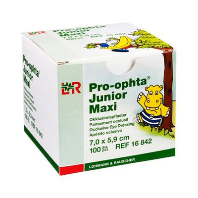Пластырь для глаз (окклюдер) Про-Офта Джуниор Maxi 7х5,9 см