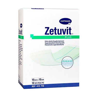 Повязка ZETUVIT plus 10 x 10 см