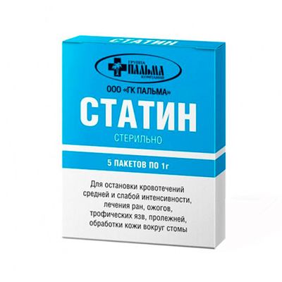 Ранозаживляющий гемостатический порошок Статин