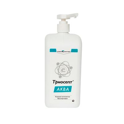 Кожный антисептик Триосепт-Аква 0,5 литра с дозатором