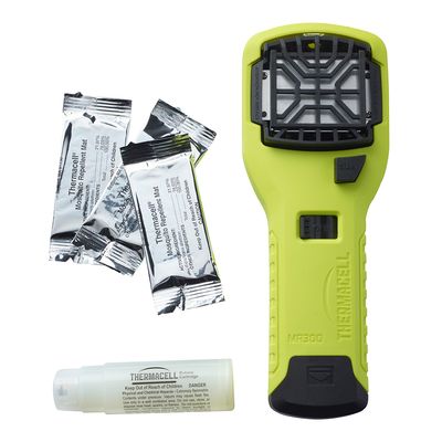 Прибор противомоскитный Thermacell MR-300 High Visible Green Repeller (ярко-зеленый). Комплектация