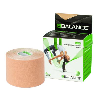 Кинезиотейп BBTape LITE 5см × 5м бежевый Кинезиотейп BBTape LITE 5см × 5м бежевый