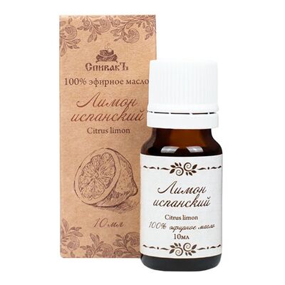 Эфирное масло Лимона испанского Спивакъ, 10 мл
