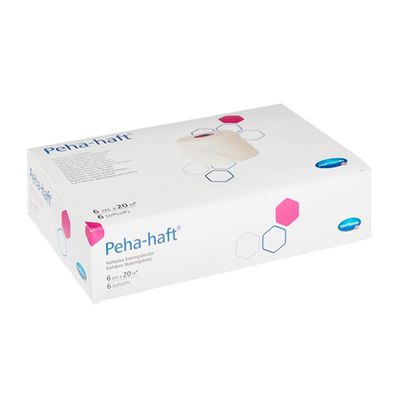 Бинт фиксирующий эластичный нестерильный без латекса Peha-Haft 20мх6см