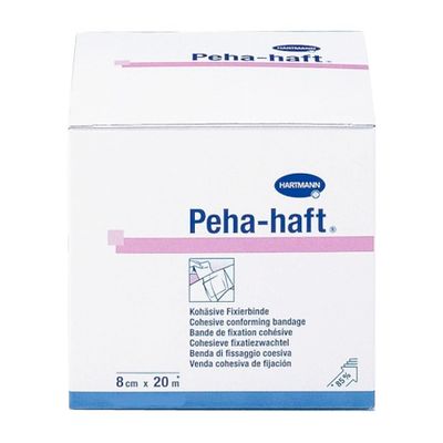 Бинт фиксирующий эластичный нестерильный без латекса Peha-Haft 20мх8см Бинт фиксирующий эластичный нестерильный без латекса Peha-Haft 20мх8см