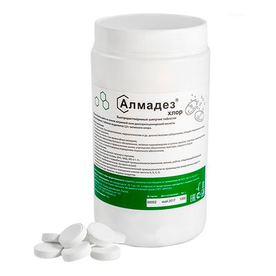 Хлорные таблетки Алмадез-Хлор №300 Хлорные таблетки Алмадез-Хлор №300