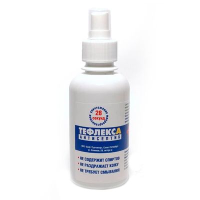 Кожный антисептик ТефлексА 100 мл, флиптоп Кожный антисептик ТефлексА 100 мл, флиптоп