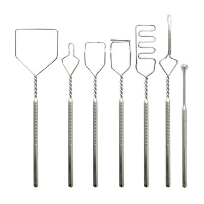 Логопедические зонды для постановки звуков МЕДИН набор № 4, 7 шт. Логопедические зонды для постановки звуков МЕДИН набор № 4, 7 шт.