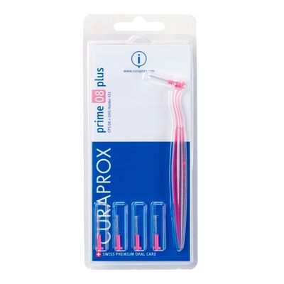 Набор Prime Plus: пять ершиков CPS08 розовый с держателем UHS451