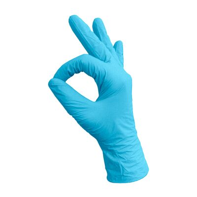 Перчатки нитриловые RUKIS Light, голубые, 50 пар Перчатки нитриловые RUKIS Light, голубые, 50 пар
