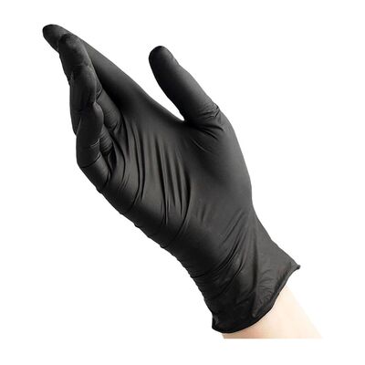 Перчатки RUKIS, нитровинил, черные, 50 пар размер M