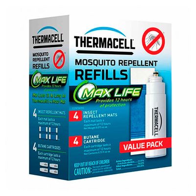 Набор запасной Thermacell Long Life Refill (4 газовых картриджа + 4 пластины) Набор запасной Thermacell Long Life Refill (4 газовых картриджа + 4 пластины)