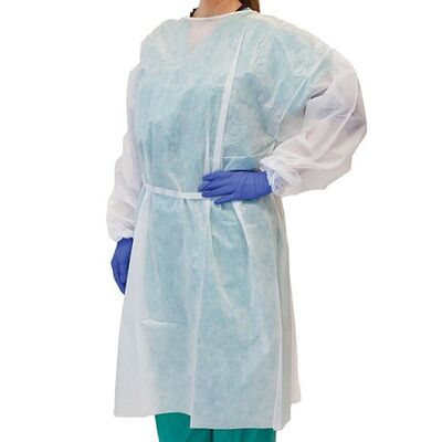 Хирургический халат с рукавами на резинках