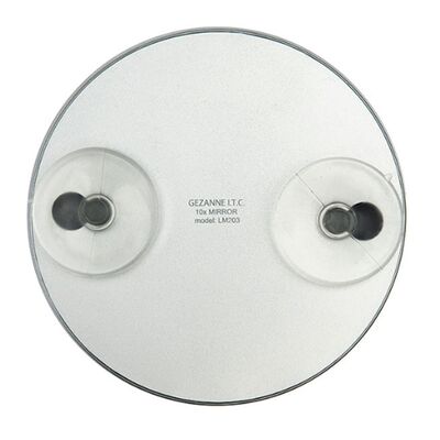 Зеркало Gezatone LM203 10х серебристое обратная сторона