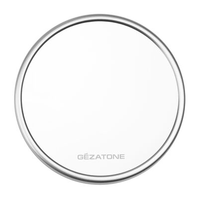 Косметическое зеркало Gezatone LM203 с увеличением 10х серебристое