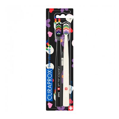Набор зубных щеток CURAPROX 5460 Ultrasoft Duo Happy Lil Teeth 2022 2 штуки
