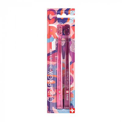 Набор зубных щеток Curaprox CS5460/2 Duo Fun ultrasoft
