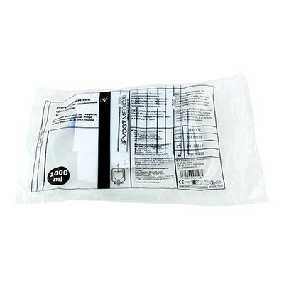 Мочеприемник Vogt Medical, 1 литр, Т-слив с прикроватным креплением