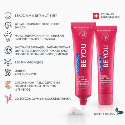 Зубная паста Curaprox BE YOU Зубная паста Curaprox BE YOU