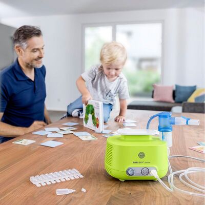 Компрессорный ингалятор PARI BOY Junior подходит для детей до 4 лет